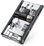 Bike Tool with CO2 Inflator - Bike Chain Tool/Torx/Hex/Screwdriver - Bicycle Multitool Kit Compact and Lightweight Repair Tools for Road and Mountain Bikes