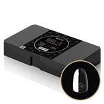 Apres Nail Gel-X Natural Round Extra Short Box of Tips | 600 Gel-X Tips, Premium Quality, 14 Sizes 00-9 | Half-sizes Included