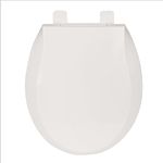 GarveeTech Toilet Seat, Sturdy Round Toilet Seat With Soft Close Mechanism - Effortless Installation and Cleaning, Secure Fit for Most Toilets - Classic Biscuit Finish