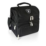 NFL Oakland Raiders Pranzo Insulated Lunch Tote, Black, 12 x 11 x 8-Inch