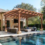 Yardenaler 12x14 FT Wooden Pergola,