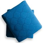 PET IMPACT Washable Puppy Pads, Dog Incontinence Pads, XL Reusable Dog Pee Pad and Puppy Training Pads, Easy Wash and Dry 2-Pad Box (Midnight Blue, 35"x32")