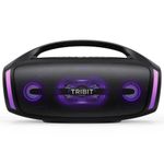 TRIBIT StormBox Blast 2 Bluetooth Speaker, 200W Portable Speaker with Subwoofer, XBass, LED Lights, Bluetooth 5.4, IP67, Custom EQ, 30H Playtime, Karaoke Function - Perfect for Outdoor Party/Garden