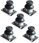 Hailege 5pcs Game Joystick Sensor Game Controller Sensor JoyStick Breakout Module for PS2