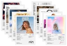 PRINTNET - Pack of 10 Taylor Swift All Music Album Cover Poster Wall Decor Posters Wall Art For Bedroom, Living room, Office | HD Poster DesignedByPrintnet, 8x12 inch (A4 Size)