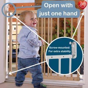 BabyDan Odense Extendable Stair Gate – Adjustable Safety Barrier
