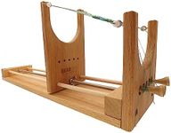 The Beadsmith Rick's Beading Loom, 13.5 x 3.75 x 4.5 inches, Wooden, Two-Warp Loom, Illustrated Instructions Included, No Assembly Required, Use to Create Necklace and Bracelet Designs