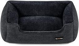 Feandrea Dog Bed, Linen-Look Pet Be