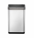 Obsessions EKO Automatic Sensor Trash Can – USB Chargeable Touchless Metallic Dustbin 80L with Quiet Soft Close Lid, Odor Control & Convenient Inner Liner Eko