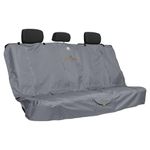 Kurgo Wander Bench Seat Cover - Dog Seat Mat - Waterproof Cover - Dog Bench Shield - Machine Washable - 55" Wide - Charcoal Grey