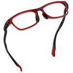 LifeArt Kid Blue Light Blocking Glasses, Filter 85% of Harmful Blue Light, Anti Eyestrain and Blurry, Computer Glasses,For Boys Girls(Red Black)