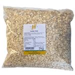 Hides Fine Foods - Jumbo Oats 1kg - GMO Free - Suitable for Vegetarians - Baking - Muffins - Cakes - Breakfast - Porridge - Overnight Oats - Flapjacks