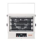 VEVOR 5000-Watt Digital Fan-Forced Wall/Ceiling Mount Shop Heater, Electric Garage Heater, with Remote Control Overheat Protection, Hardwired Heater with 9-Hour Timer, Ideal for Workshop, ETL Listed