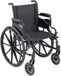 Invacare 9000 XT High Performance Lighter Weight Wheelchair, With Desk Length Arms, 20" Seat Width, 9XT_33131, Black Satin