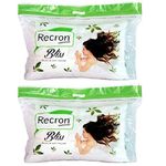 Recron Certified Fiber Bliss Pillow (White, 43x69cm) - 2 Piece