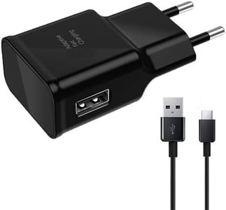 Cargador rápido Android Cable de Carga USB C de 15 W Carga rápida con Cable Tipo C de 1.2 m para Galaxy S24/S23/S23 Ultra/S22/S21/S20/S20+/S10/S10+/S10e/S9/S9+/ S8, 1 Paquete