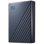 WD 4TB My Passport Ultra Portable HDD USB-C with software for device management, backup and password protection, Works with PC, Xbox and Playstation, Midnight Blue