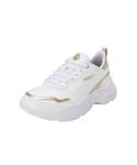 Puma Womens Cassia Rose Metallic Dream White-Gold-Matte Gold Sneaker - 7 UK (39780201)