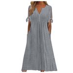 vestidos de fiesta para 2024 2024 largos elegante linen dresses bohemian floral printed dresses for wedding guest summer summer dress plus size see through party mini dress sparkle work flutter