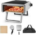 GarveeLife 12 Gas Pizza Oven – 28mbar Propane Outdoor Pizza Oven, Portable Pizza Oven For Fire and Stonebaked 12 Inch Pizzas, With Gas Regulator, Countertop Pizza Maker, Outdoor Pizza Cooker