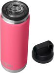 YETI Rambler Bottle Chug, Vaccum Insulated Stainless Steel Bottle with Chug Cap, Tropical Pink, 26 oz (760 ml)