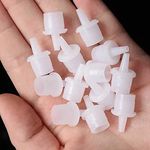 30 Pcs Eyelashes Extension Glue Bottle Nozzle Replacement Lash Bottle Cap Dust-Proof Eyelash Aids for Home Makeup Beauty Salon