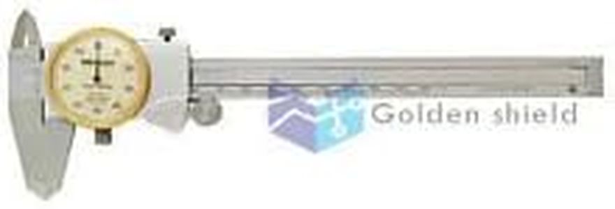 Mitutoyo 505-732 Dial Caliper, 1 mm per Rev, 0-150 mm Range, 0.01 mm Accuracy