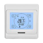 Touch Screen Digital Programmable Electric Underfloor Heating Thermostat with Air and Floor Sensor