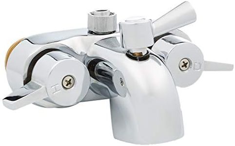 Heavy Duty 3 3/8 Centers Chrome Plated Diverter Clawfoot Tub Faucet R3100 exclusively by My PlumbingStuff