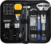 Eventronic Watch Repair Tool Kit, Professional Watch Battery Replacement Kit and Watch Link Removal Kit, Watch Back Removal Tool, Spring Bar Tool Set with Carrying Case and User Manual for Gift