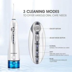 Hangsun Cordless Water Flosser – Portable Oral Irrigator, Blue