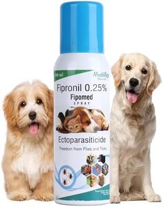 Medilogy Biotech Fipronil Fipomed Spray Dog Cat Anti Tick Flea Spray Helps to Treat Prevent and Control All Life Stages of Tick Flea Chewing Lice for Any Dog and cat Breed of Any Age 100 ml