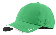 Nike Golf - Dri-FIT Swoosh Perforated Cap. 429467 Lucky Green OSFA