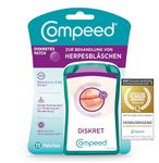 Compeed Herpes Bubble Patch with Applicator for Accelerated Wound Healing Against Herpes on the Face 1 x 15 Pack