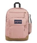 JanSport Cool Backpack, with 15-inch Laptop Sleeve - Large Computer Bag Rucksack with 2 Compartments, Ergonomic Straps, Misty Rose, Misty Rose, One Size, Cool Backpack