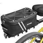 Lixada Bike Trunk Bag 7L/12L Waterproof Bike Rear Rack Bag Cycle Bags for Rear Carrier with Rain Cover