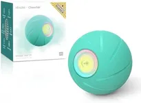 Hoochii × Cheerble Smart Interactive Dog Toy [Enhanced Rubber] Wicked Ball PE with 3 Interaction Modes,Self Moving Bouncing Rotating Ball,Active Rolling Dog Toy Ball,LED Lights (Medium & Large Dog)