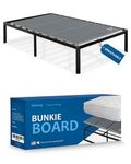 Premium 10mm Bunkie Board Twin Size (38x75'') Bed Boards for Under Mattress Support - Breathable, Noise Minimizing, Moisture Resistant Twin Size Bunkie Boards, Low Profile Bed Support Board