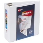 Avery Heavy-Duty View Binder with 4 Inch One Touch EZD Ring, White, 1 Binder (79704)