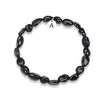 1pc Adabele Natural Black Tourmaline Gemstone Bracelet 7 inch Stretchy Chakra Gems Stones Healing Crystals Energy Quartz Rocks GBX-C46