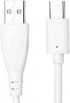 Smart Walkie Extended Long Tip USB C Cable for Rugged, Waterproof Phones or Cases with deep Ports (2 Pack), White