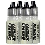 SHAVE SECRET SHAVING OIL- THE BEST SHAVE EVER! 18.75ML - 4 PACK VALUE!!