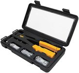 Stanley Steel Blind Rivet Tool Kit Yellow 60 pc.