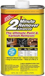 Sunnyside 63432 2-Minute Remover Advanced Paint & Varnish Remover Gel, Quart