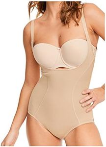 Maidenform Flexees Women's Ultimate Slimmer Wear Your Own Bra Torsette Body Briefer #2656, Body Beige, X-Large