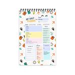 ESCAPER Travel Theme Daily Planner : Stay Organized and Inspired with A5-Sized (80 Days Plan) Planner - Perfect for Kids, Students & Creatives