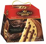 Gran Ducale Doppia Delizia Chocolate Panettone 750g - Panettone with Chocolate Cream and Chocolate chip pieces