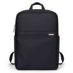 GOLF QUALITY Slim Laptop Backpack for Women, Lightweight Business Backpack for Women Computer Bag Purse for Commuting, Fit 16 Inch,Black