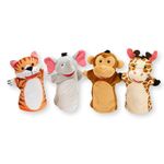 Melissa & Doug Zoo Friends Hand Puppets | Puppets & Theaters | Soft Toy | 2+ | Gift for Boy or Girl