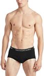 Polo Ralph Lauren Mens Stretch Classic Fit Briefs 4 Pack, Polo Black - 4 Pack, Large